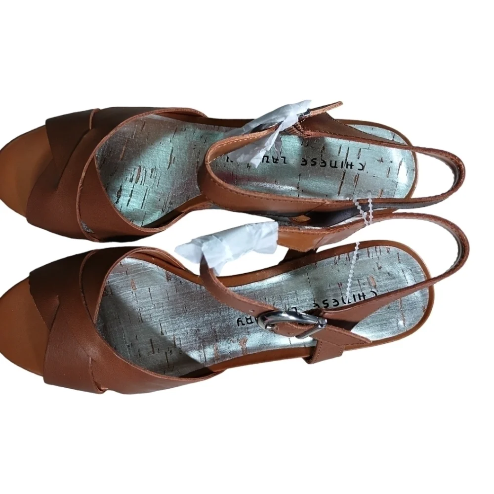 COPY - Chinese Laundry Platform Sandals NWOB size 7.5